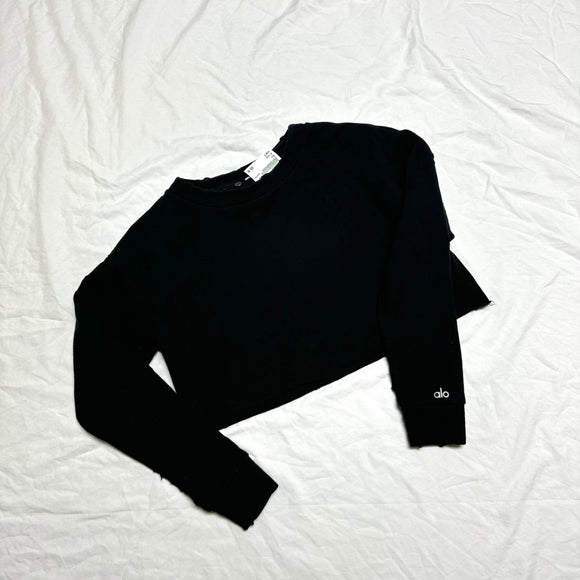 Alo Crop Sweatshirt Size S